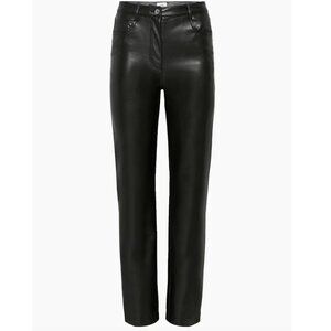 Aritzia Wilfred Black Faux Leather